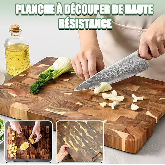 Planche à découper double face en bois d'Acacia